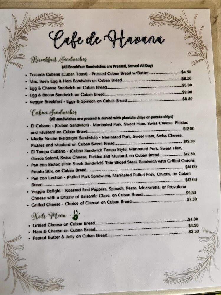 Cafe de Havana - Cocoa, FL