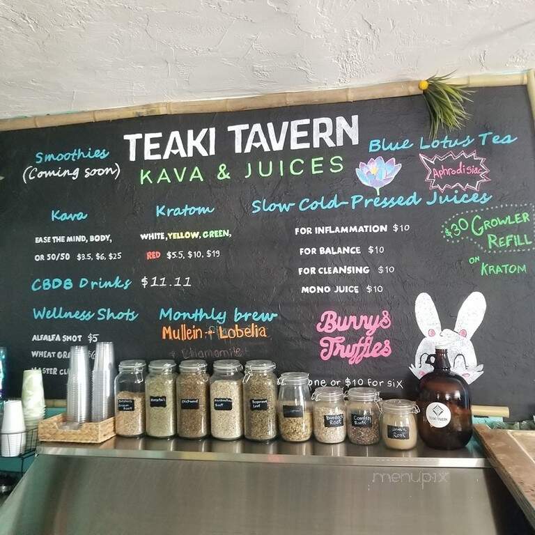 Teaki Tavern Kava, Tea & Juices - Saint Petersburg, FL