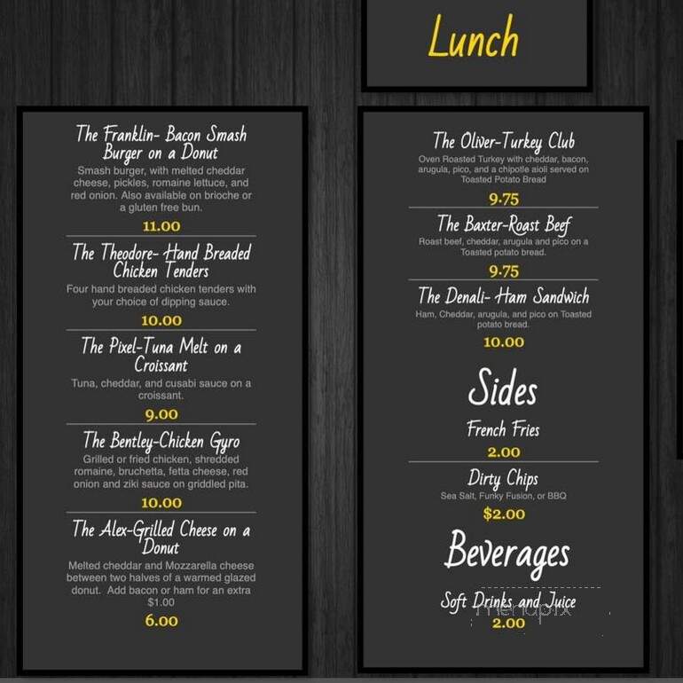 Doodles Donuts and Cafe - Hayes, VA menu_pic