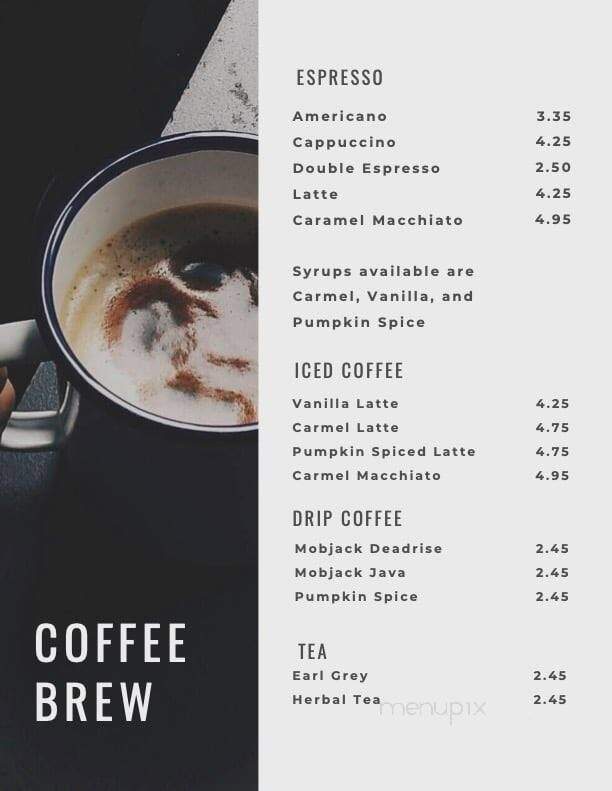 Doodles Donuts and Cafe - Hayes, VA menu_pic