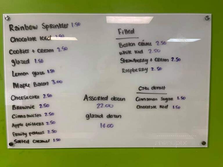 Doodles Donuts and Cafe - Hayes, VA menu_pic