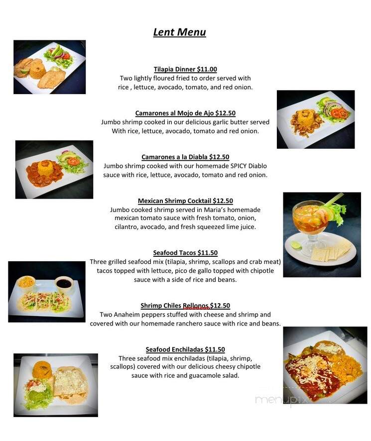 Figo's Mexican Barn - Bourbon, MO menu_pic