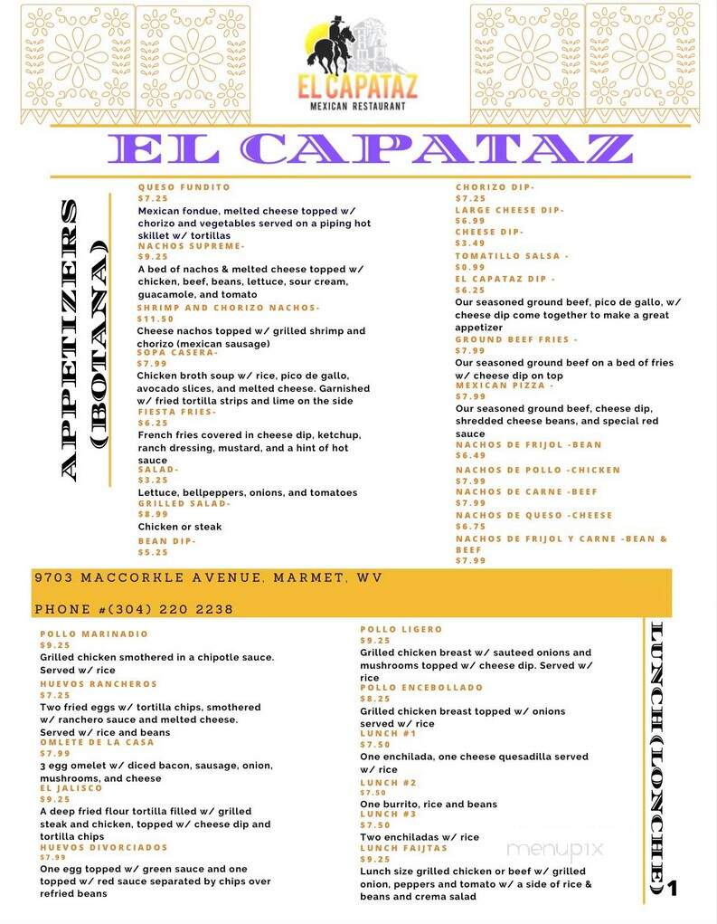 El Capataz - Marmet, WV