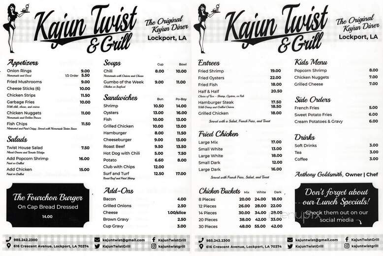 Kajun Twist & Grill - Lockport, LA