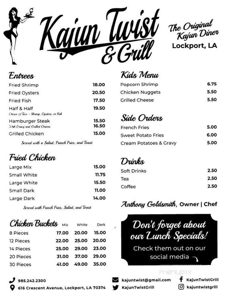Kajun Twist & Grill - Lockport, LA