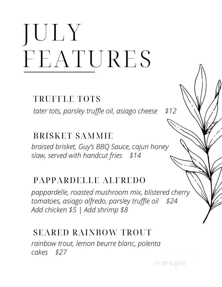 Downtown 124 - Warren, OH menu_pic