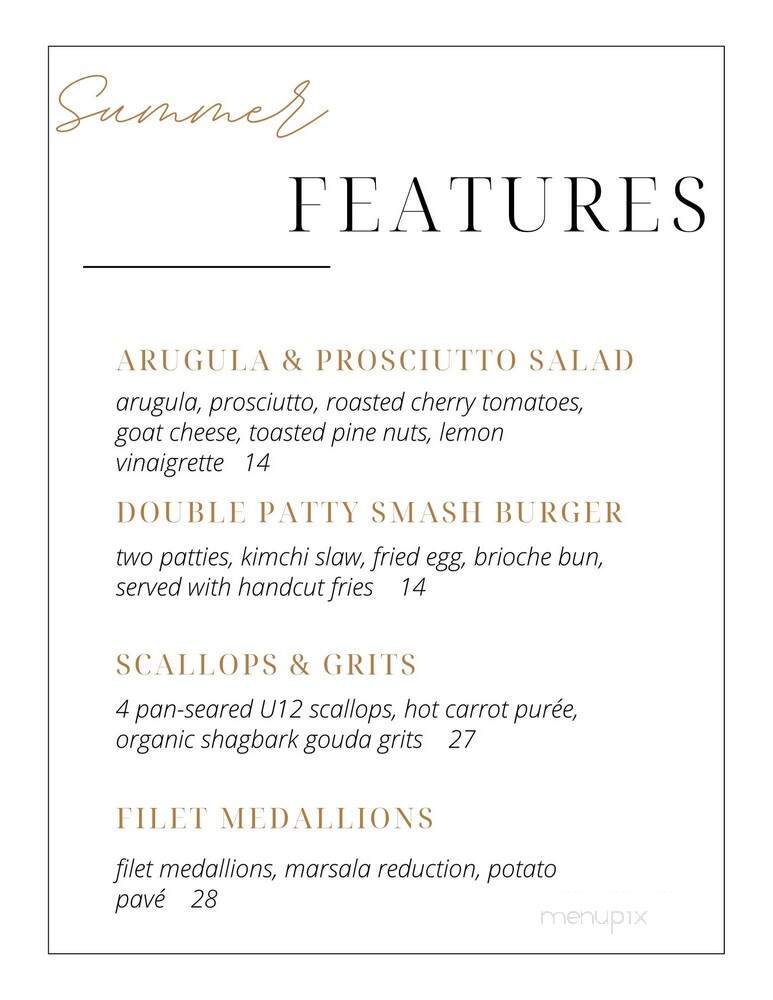 Downtown 124 - Warren, OH menu_pic