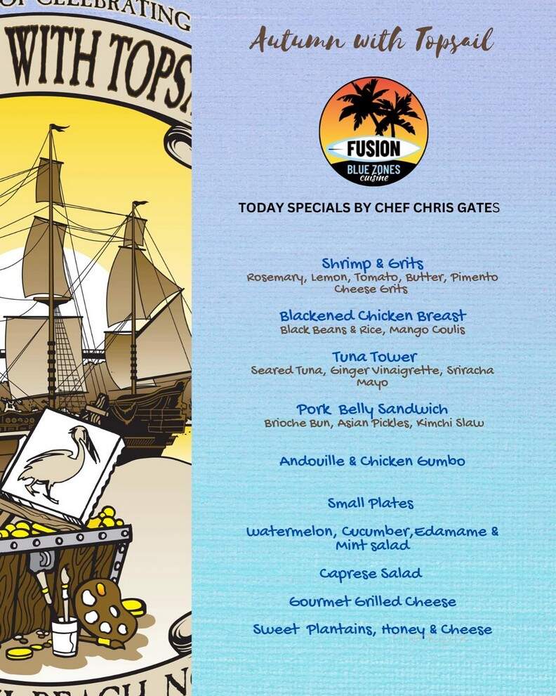 Fusion Blue Zones Cuisine - Holly Ridge, NC menu_pic