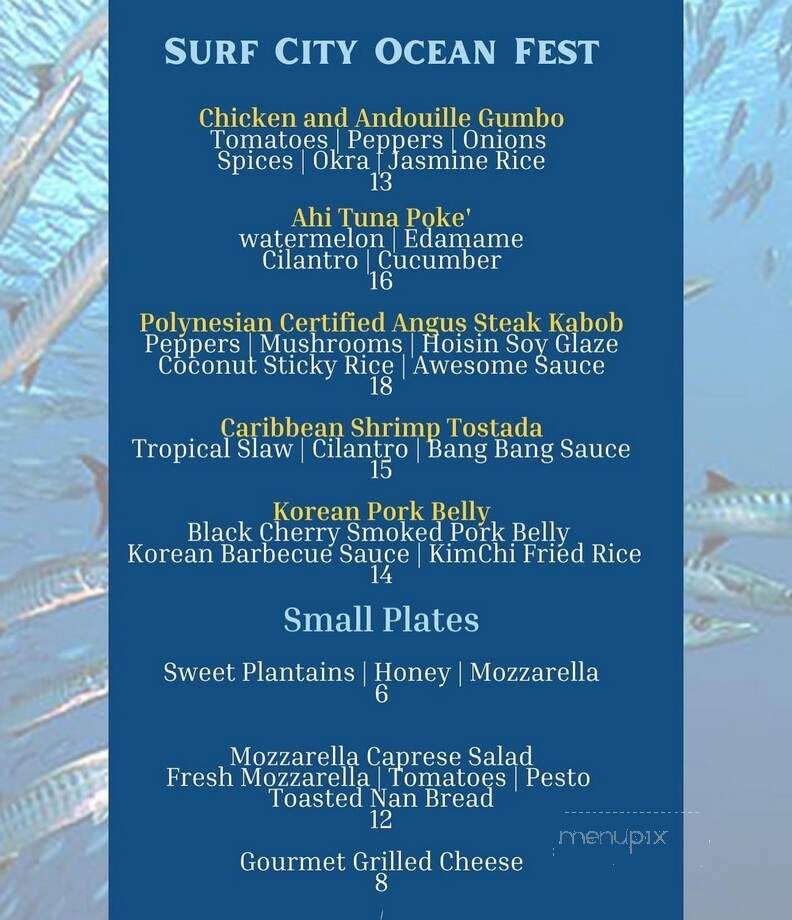 Fusion Blue Zones Cuisine - Holly Ridge, NC menu_pic