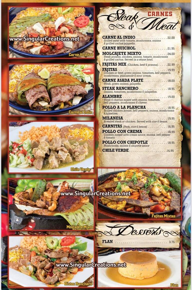 Mi Mexico Restaurant - Willits, CA menu_pic