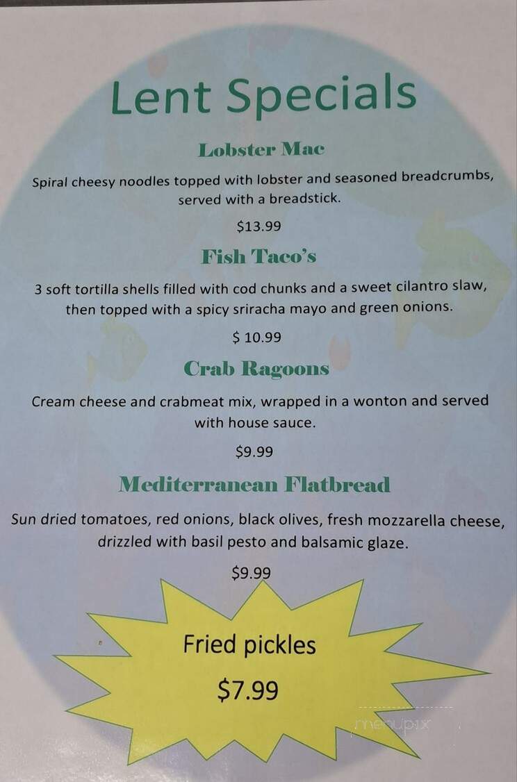 Farmhouse Bar & Grill - Luxemburg, WI menu_pic