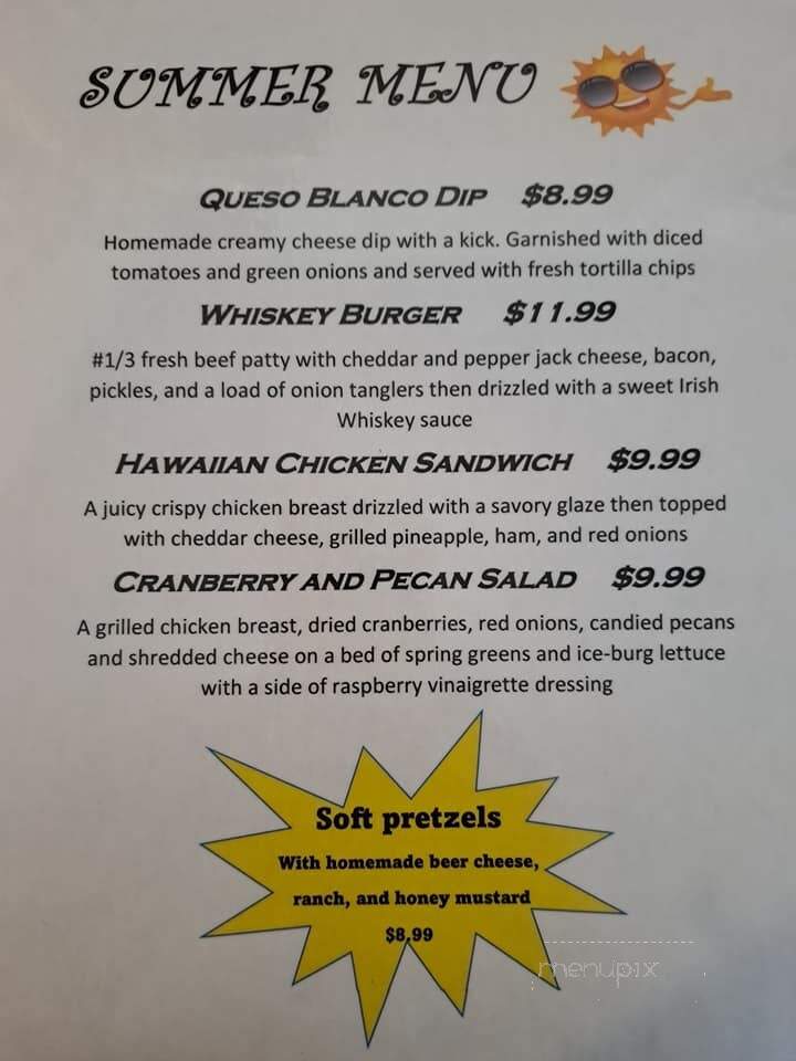 Farmhouse Bar & Grill - Luxemburg, WI menu_pic