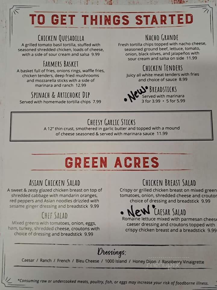 Farmhouse Bar & Grill - Luxemburg, WI