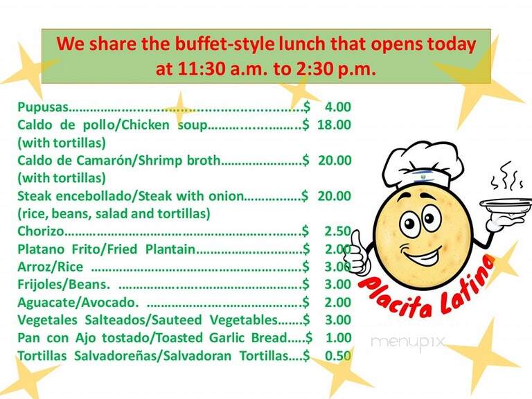 Placita Latina Restaurant & Market - Pittsfield, MA menu_pic
