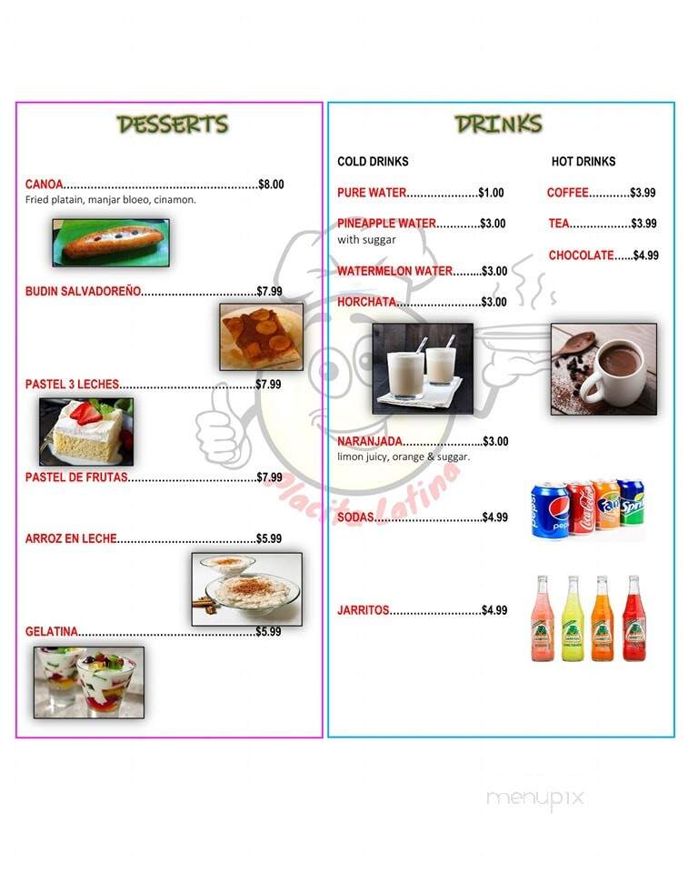 Placita Latina Restaurant & Market - Pittsfield, MA menu_pic