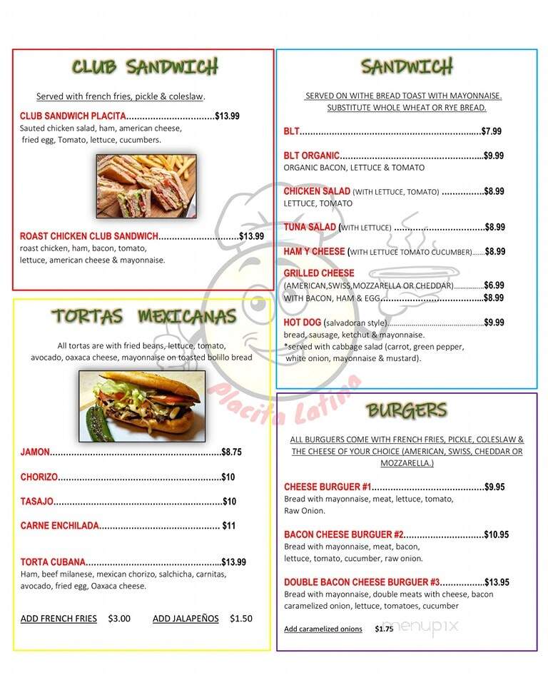 Placita Latina Restaurant & Market - Pittsfield, MA menu_pic