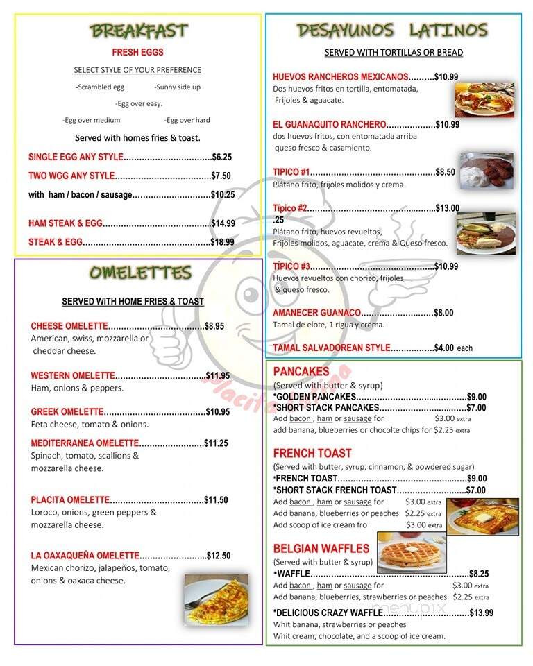 Placita Latina Restaurant & Market - Pittsfield, MA menu_pic