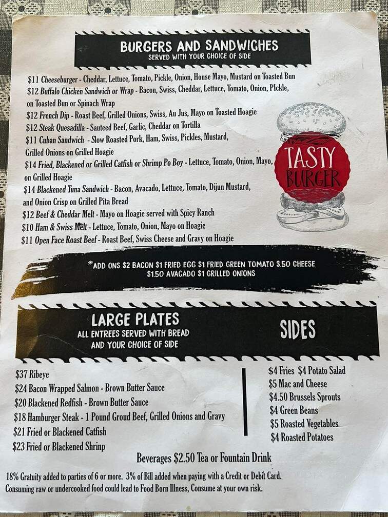 Uncle Jo's - Cleveland, MS menu_pic