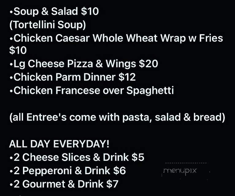D'Elia's Pizza - Saugerties, NY menu_pic