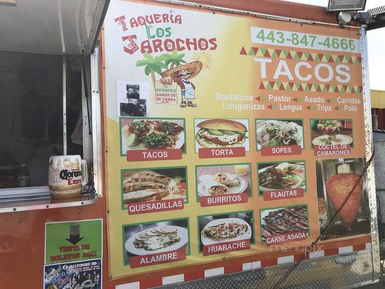 Taqueria Los Jarochos - Glen Burnie, MD menu_pic
