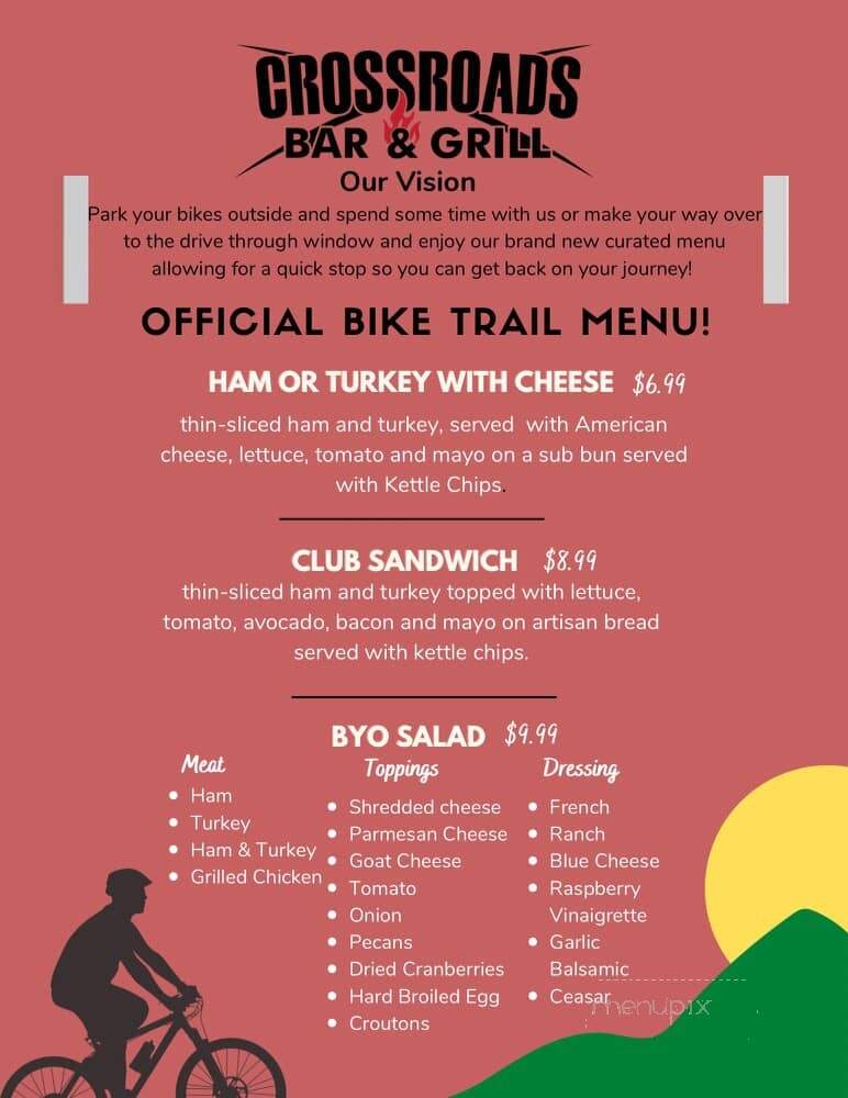 Crossroads Burgers & Brew - Friendship, WI menu_pic