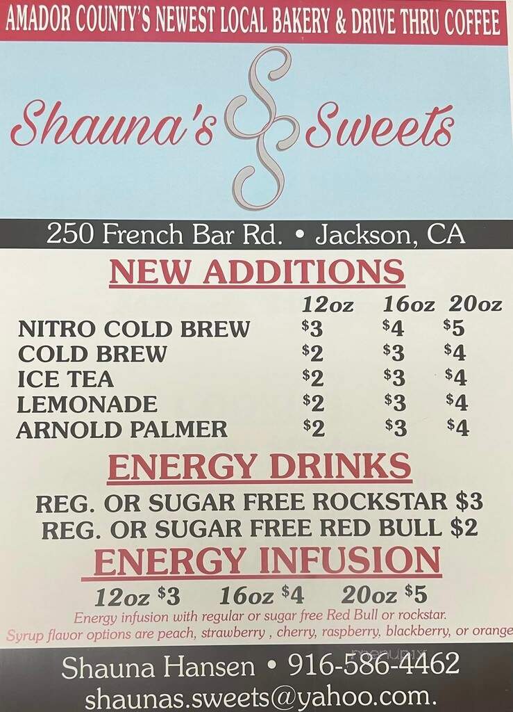 Shauna's Sweets - Jackson, CA