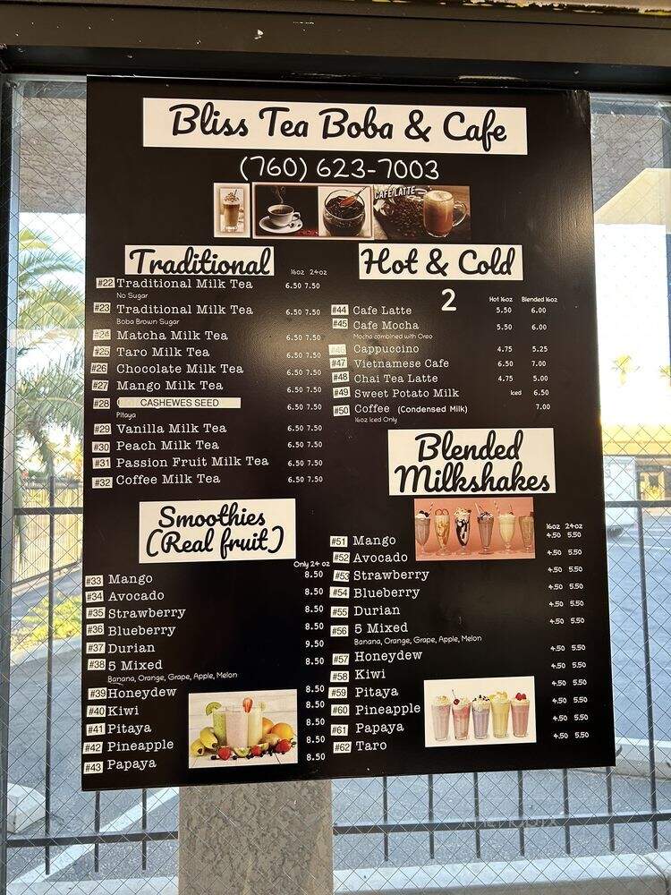 Bliss Tea Boba & Cafe - Brawley, CA