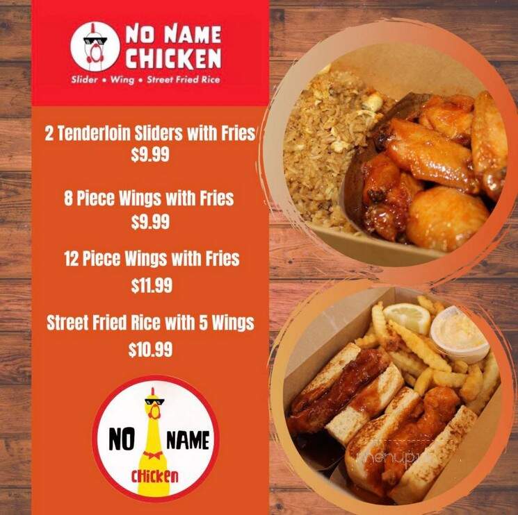 No Name Chicken - Bonaire, GA menu_pic