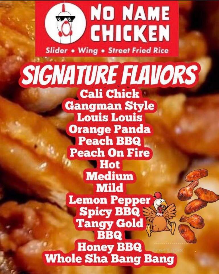 No Name Chicken - Bonaire, GA menu_pic