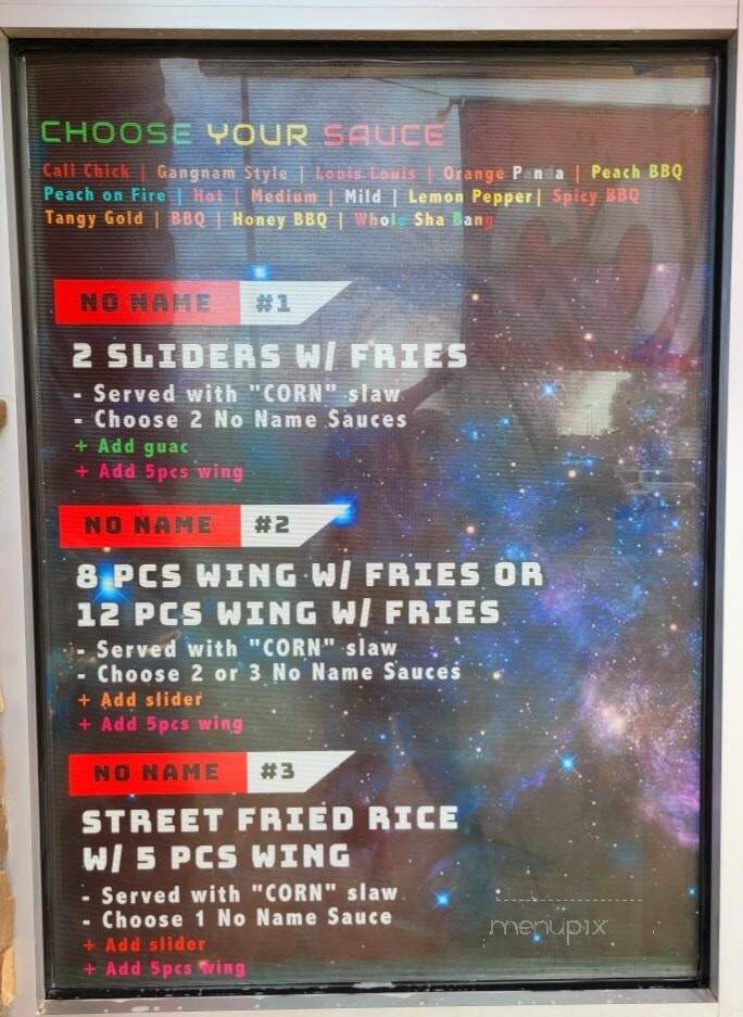 No Name Chicken - Bonaire, GA menu_pic