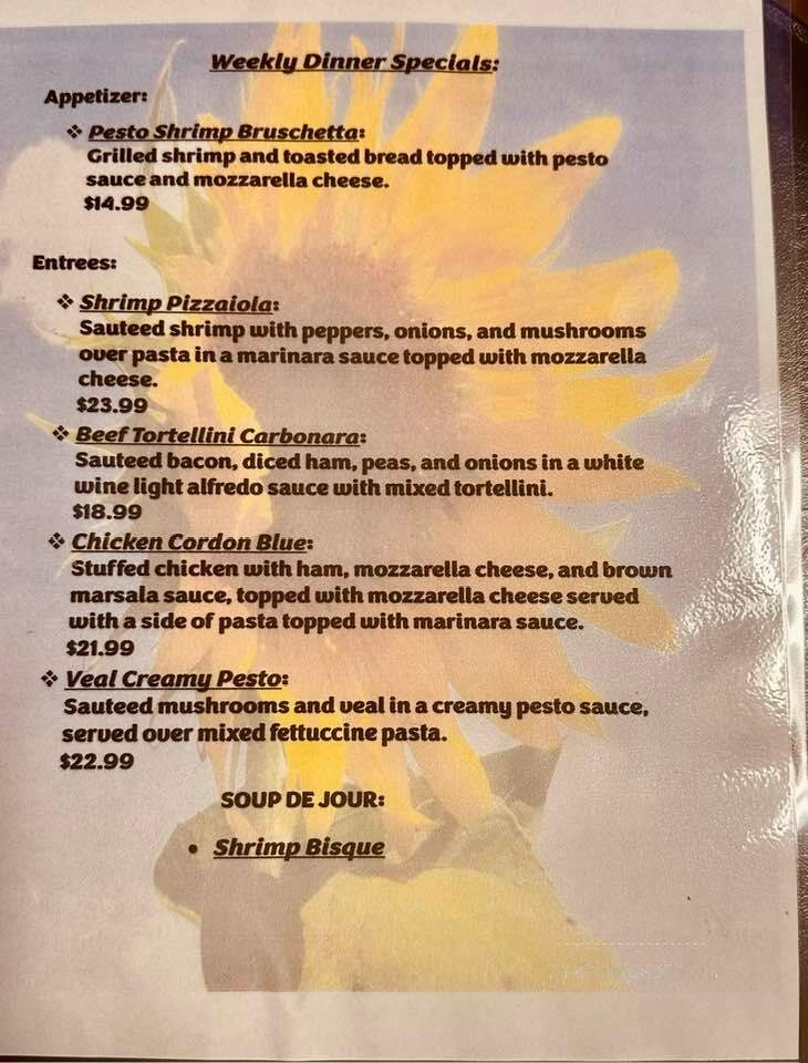 Rox 52 Italian Restaurant and Pizza - Plymouth, PA menu_pic