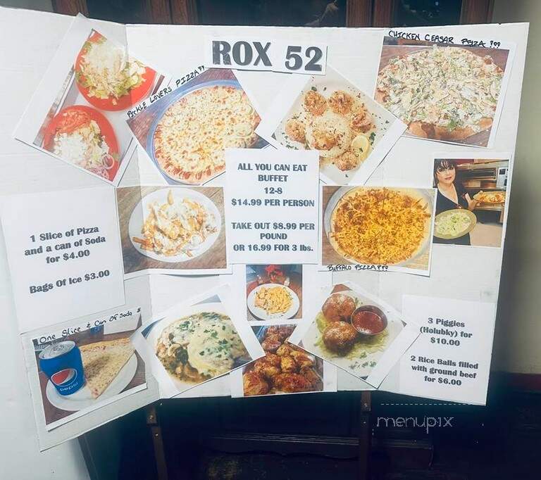 Rox 52 Italian Restaurant and Pizza - Plymouth, PA menu_pic