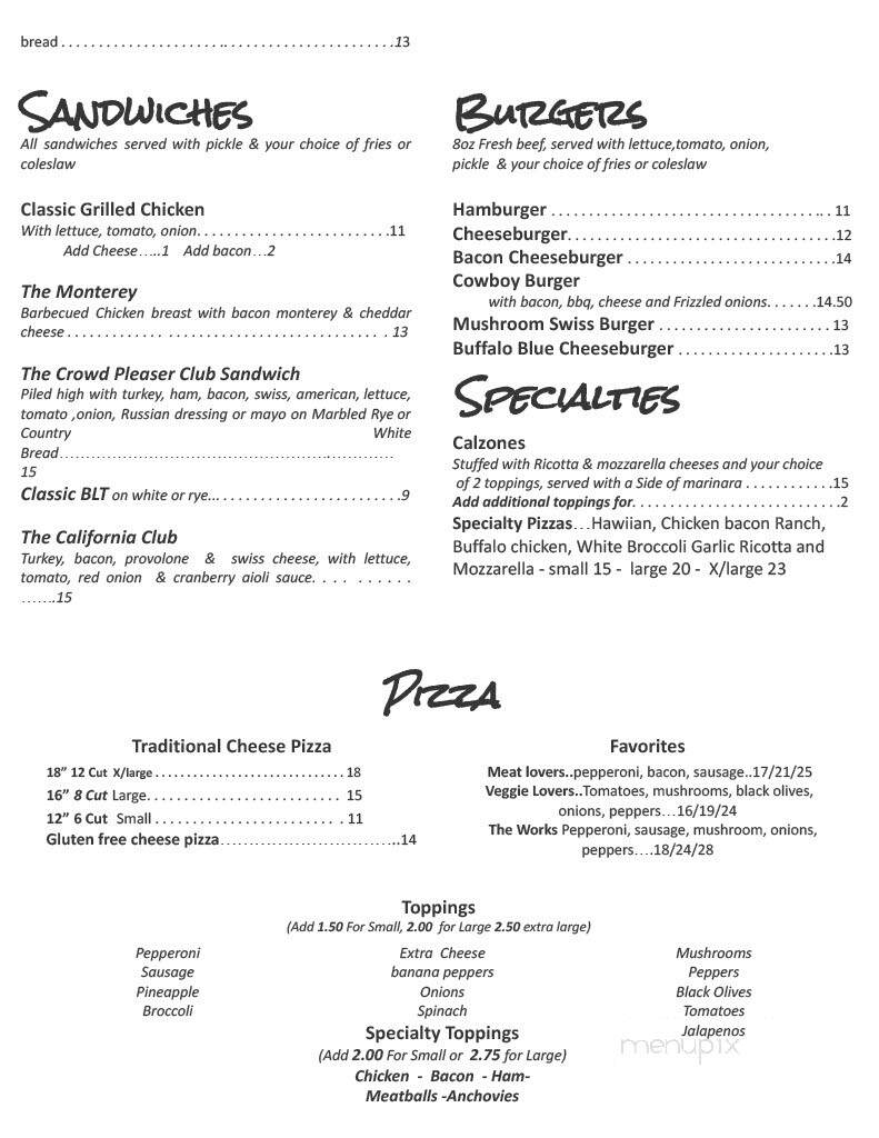 The Shell Restaurant - New York, NY menu_pic