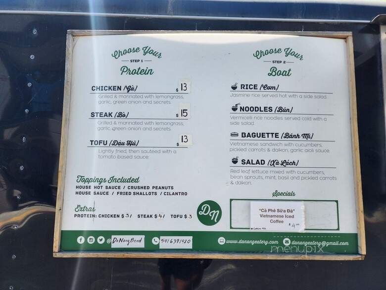 Da Nang Vietnamese Eatery - Bend, OR menu_pic