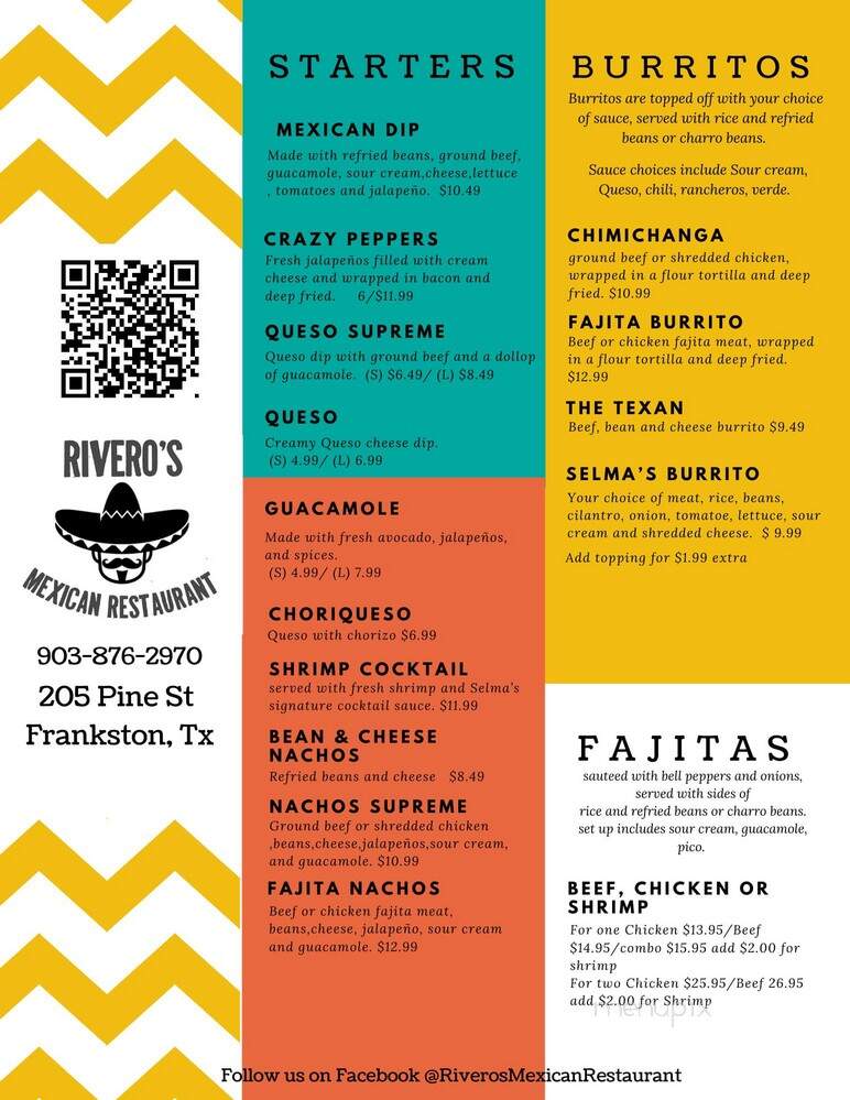 Rivero's Mexican Restaurant - Frankston, TX