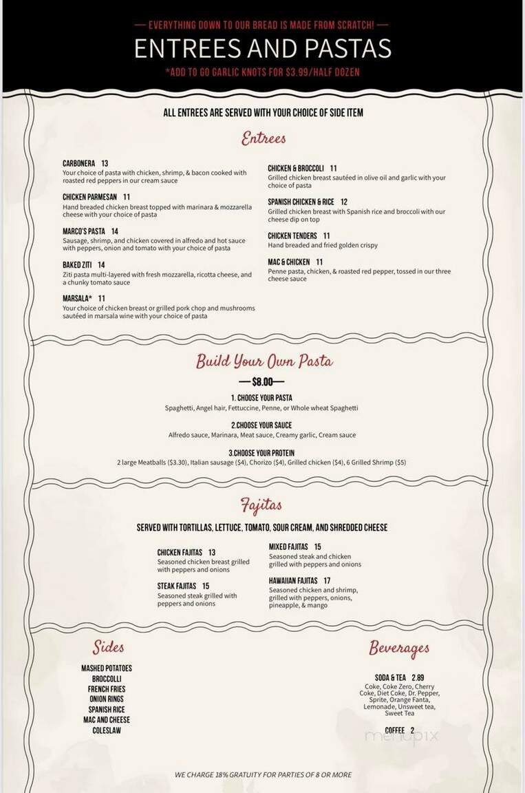 Don Marco's Mexican - Dandridge, TN menu_pic