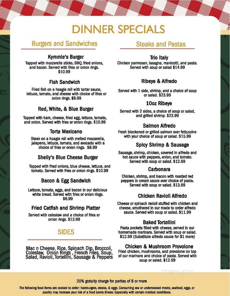 Don Marco's Mexican - Dandridge, TN menu_pic
