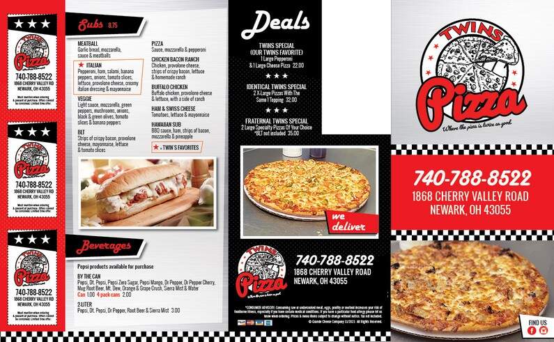 Twins Pizza - Newark, OH menu_pic
