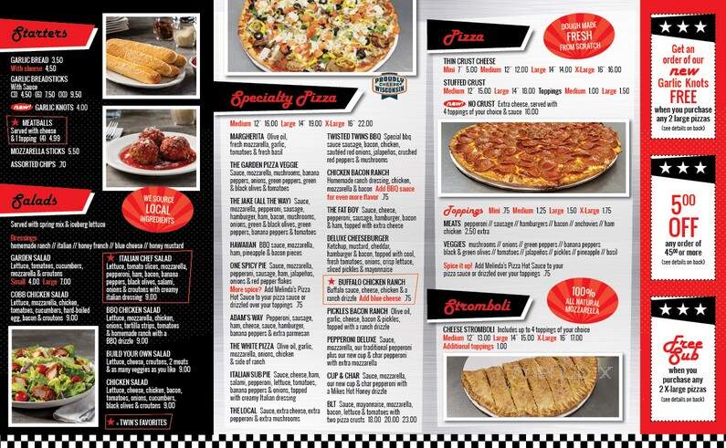 Twins Pizza - Newark, OH menu_pic