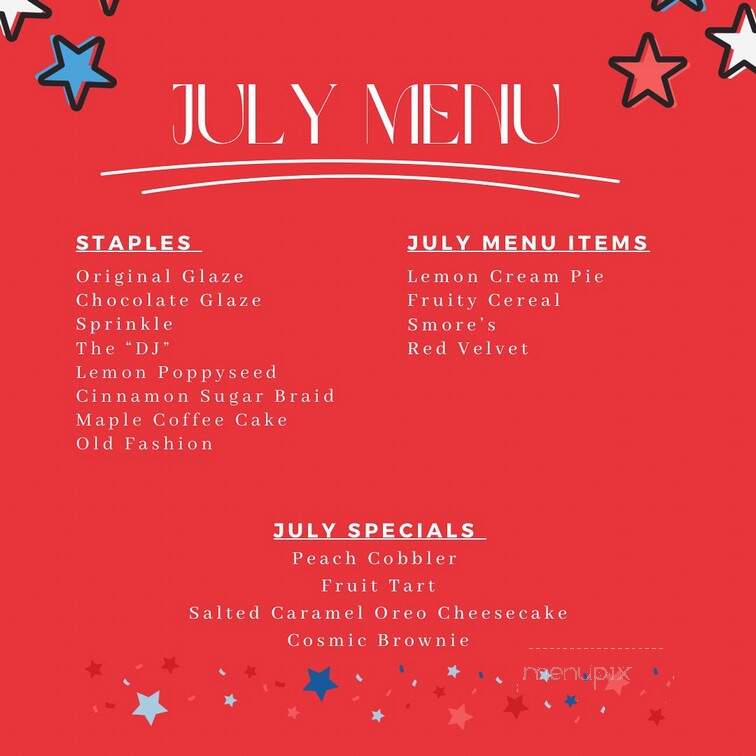 Sweet Side Bakery & Cafe - Lincolnton, NC menu_pic