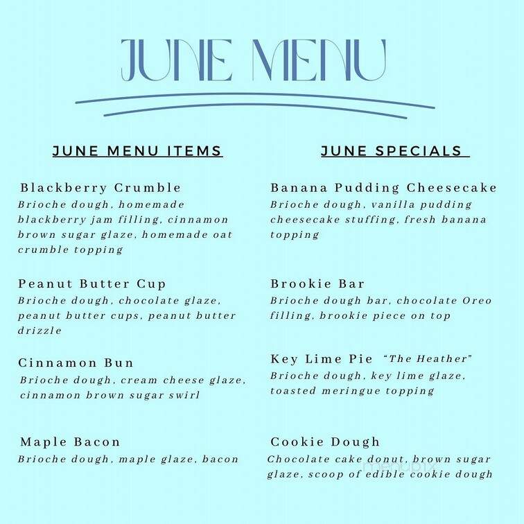 Sweet Side Bakery & Cafe - Lincolnton, NC menu_pic