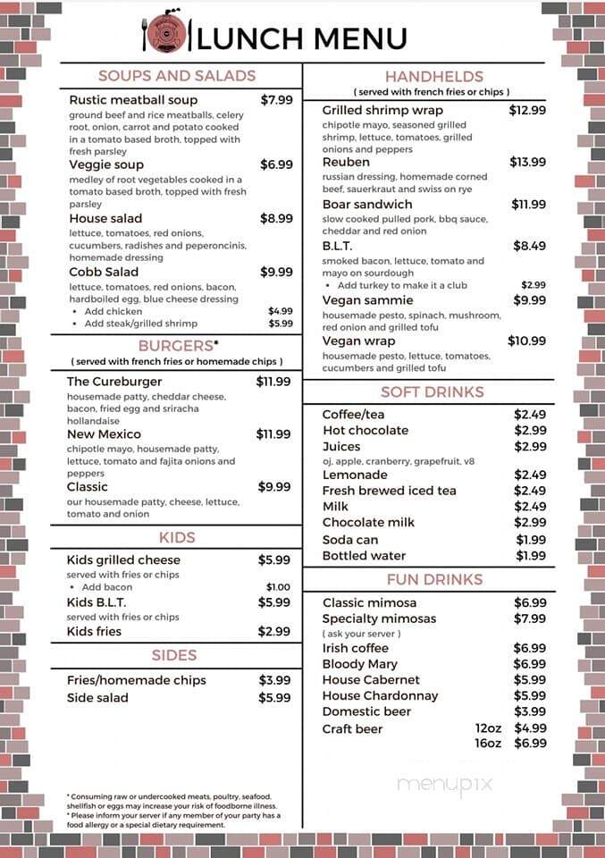 Station 319 - Somersworth, NH menu_pic