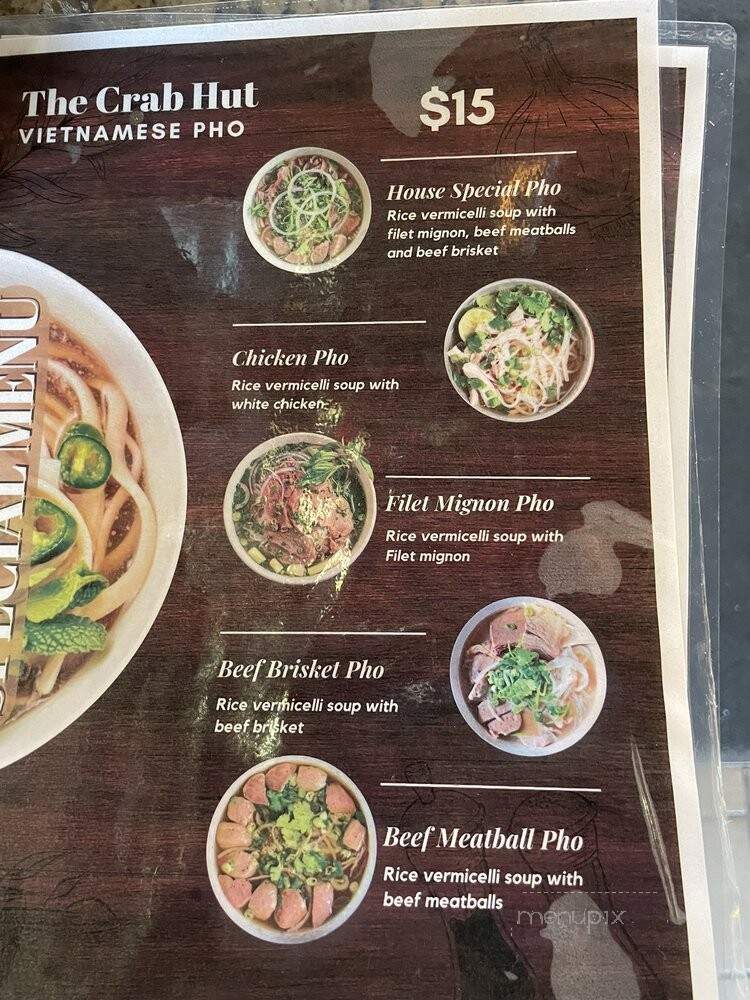 Crab Hut - Watkinsville, GA menu_pic