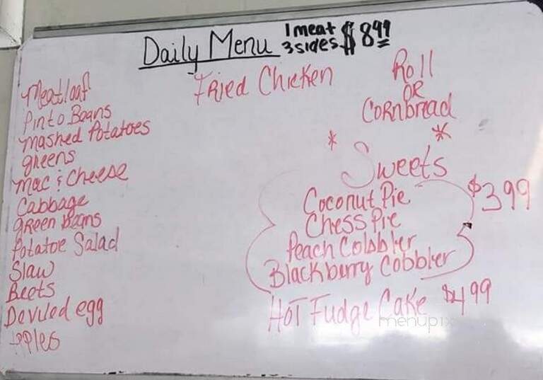 South Main Diner - Madisonville, KY menu_pic
