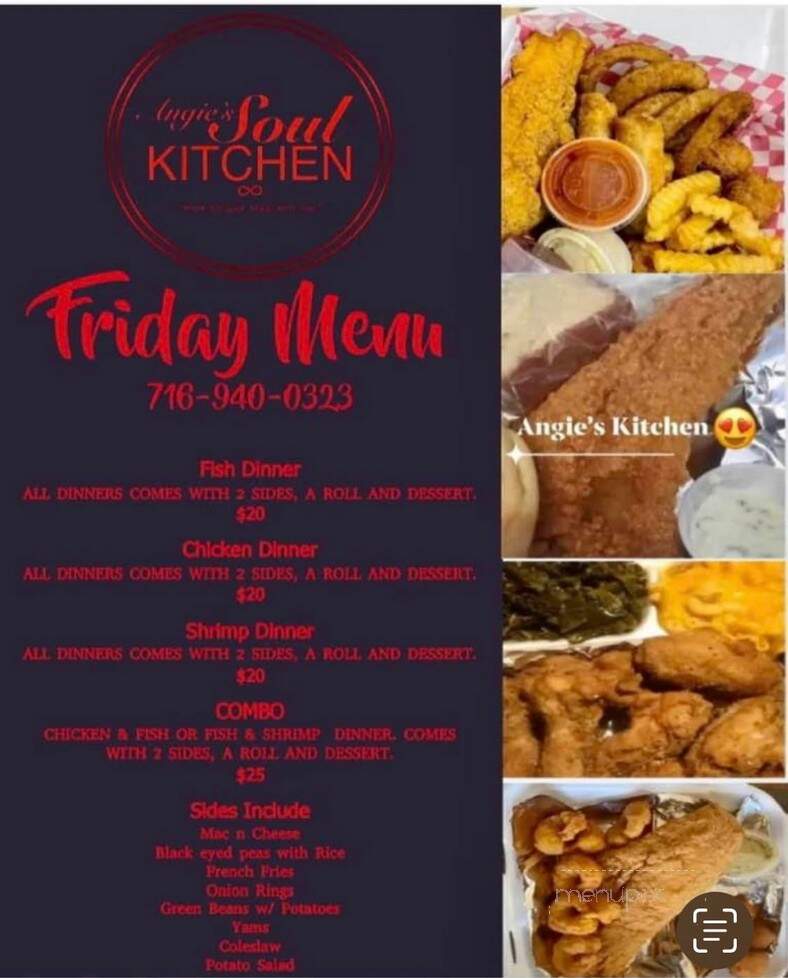 Angie's Soul Kitchen - Niagara Falls, NY menu_pic
