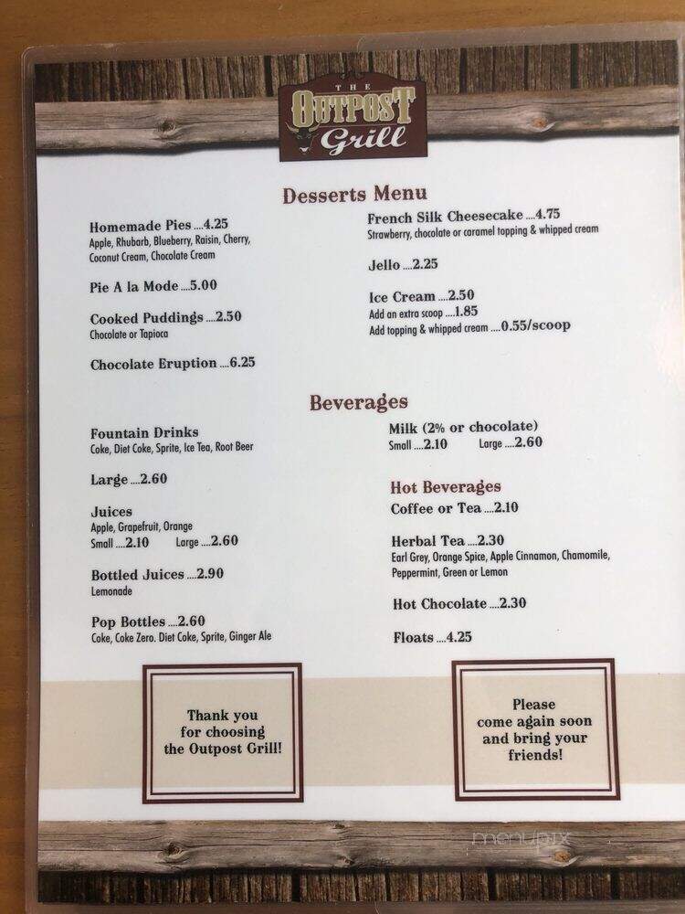 Outpost Grill - Winkler, MB menu_pic