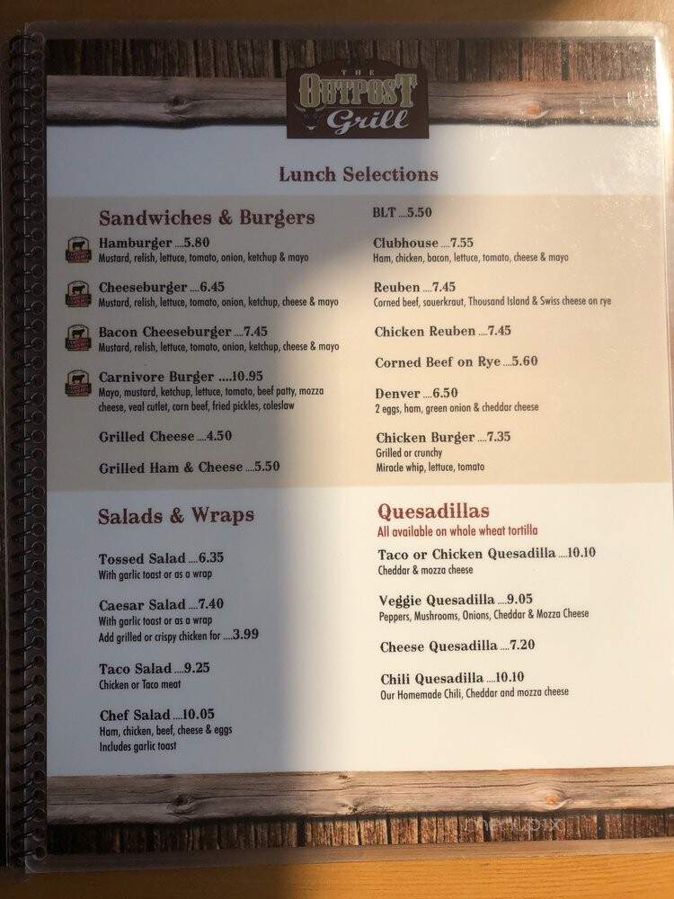 Outpost Grill - Winkler, MB menu_pic