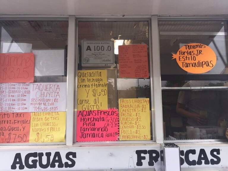 Taqueria Chuyita - Monroe, NC menu_pic