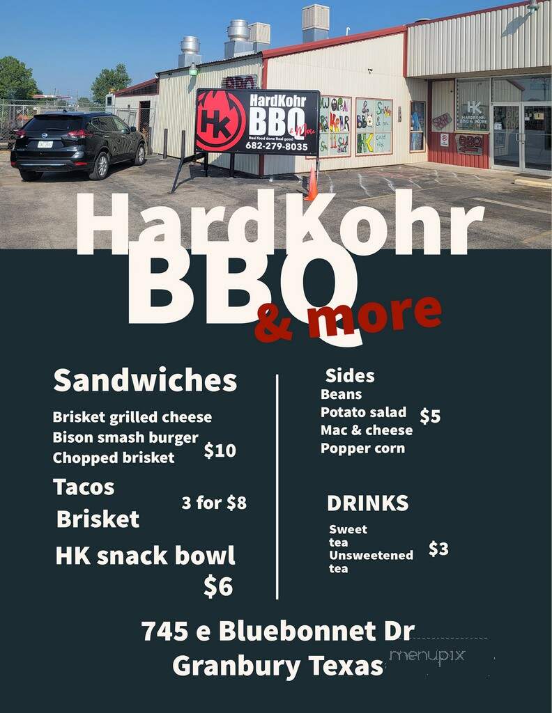 Hard Kohr BBQ - Granbury, TX