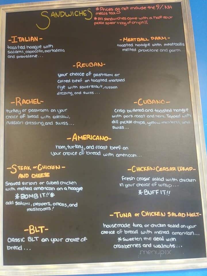 Patz Deli & Catering - Manchester, NH menu_pic